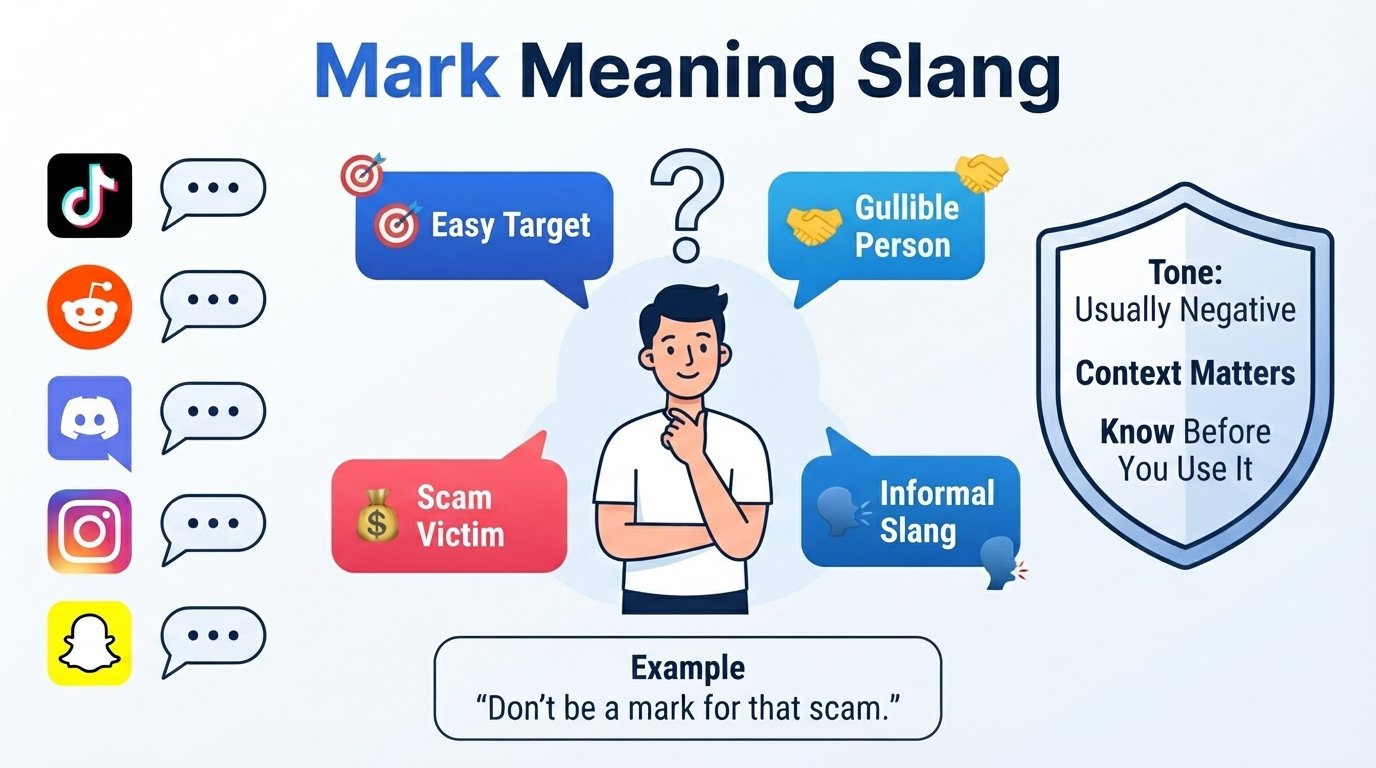 mark meaning slang