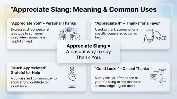 appreciate slang