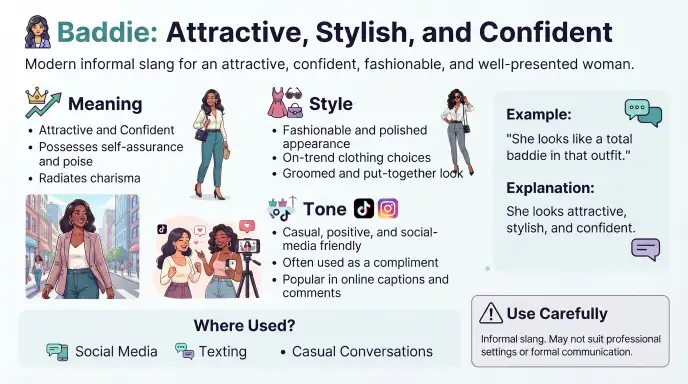 Baddie: Attractive, Stylish, and Confident