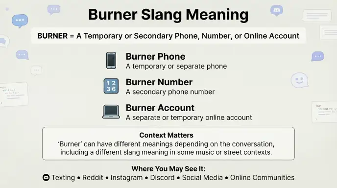 Burner Slang Meaning