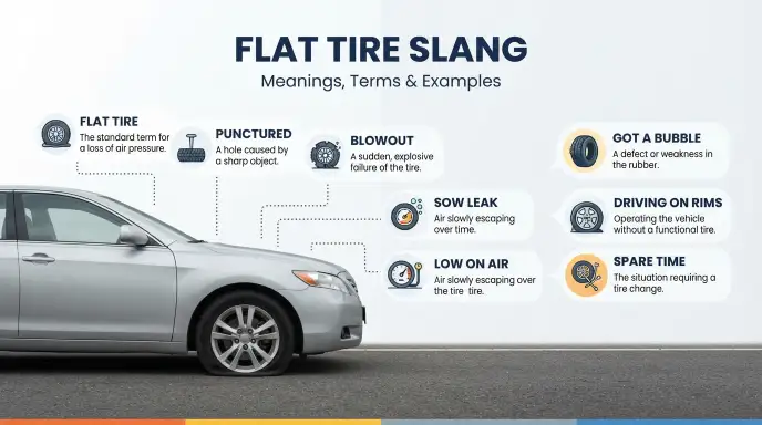 Flat Tire Slang: