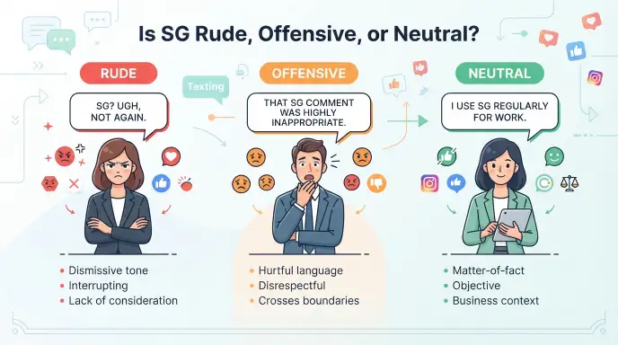 Is SG Rude, Offensive, or Neutral?