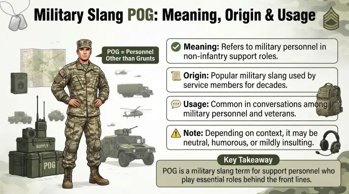 Military Slang POG