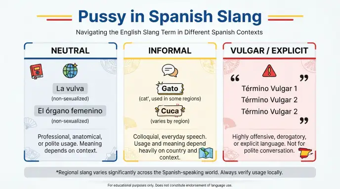 Pussy in Spanish Slang