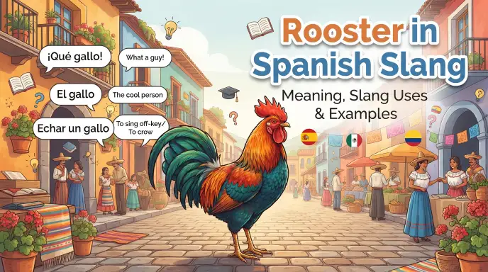 rooster in spanish slang