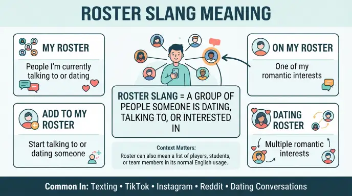 Roster Slang Meaning