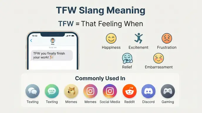 TFW Slang Meaning :