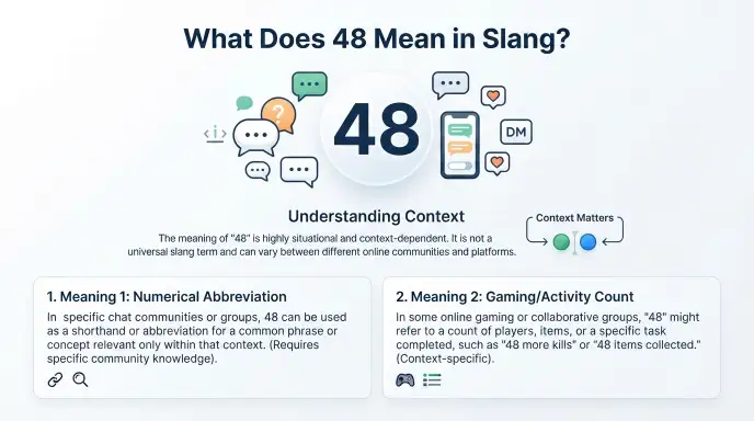 what does 48 mean in slang