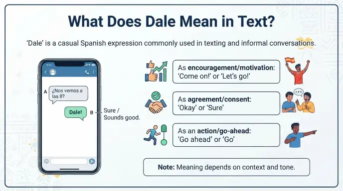What Does Dale Mean in Text?