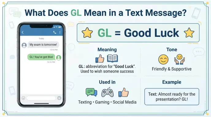What Does GL Mean in a Text Message?