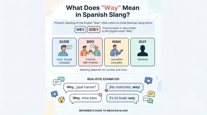 what does way mean in spanish slang