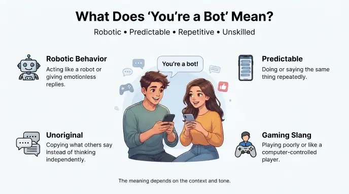 What Does “You’re a Bot” Mean?