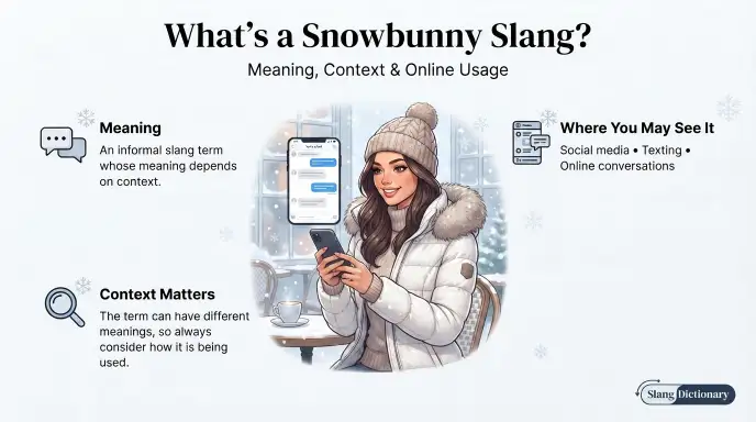 whats a snowbunny slang