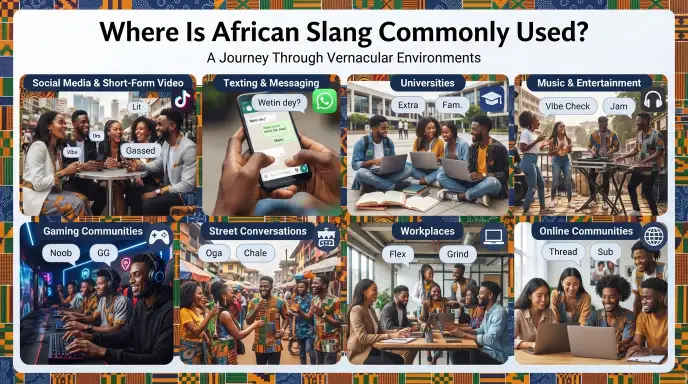 Where Is African Slang Commonly Used?