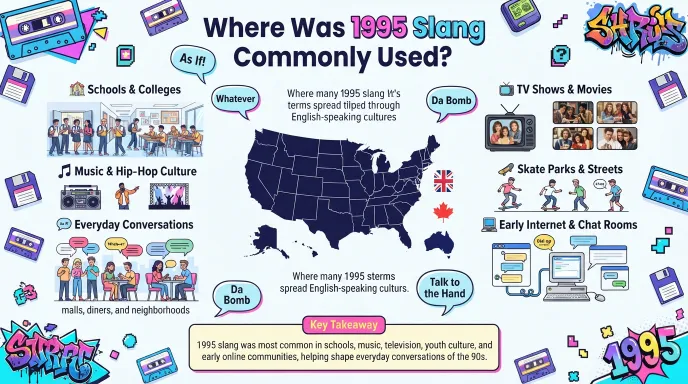 Where Was 1995 Slang Commonly Used?