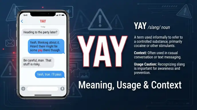 yay slang drug