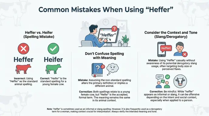 Common Mistakes When Using “Heffer”