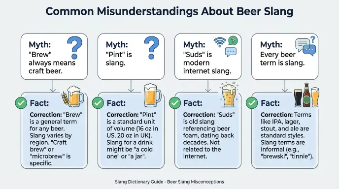 Common Misunderstandings About Beer Slang