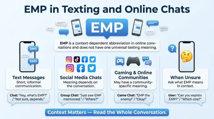 EMP in Texting and Online Chats
