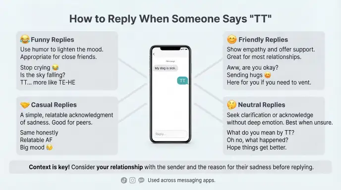How to Reply When Someone Says “TT”