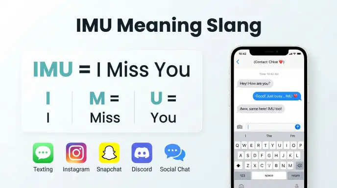 imu meaning slang