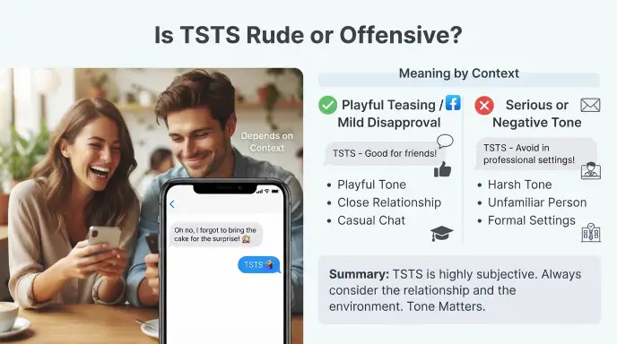 Is TSTS Rude or Offensive?