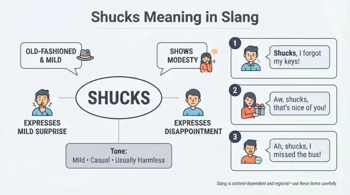 shucks meaning slang