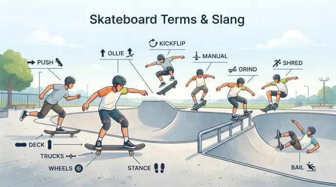 skateboard terms slang