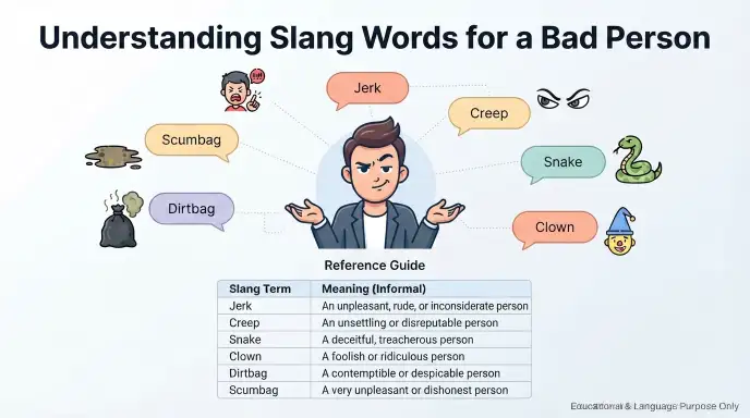 slang word for bad person
