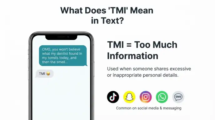 tmi mean in text