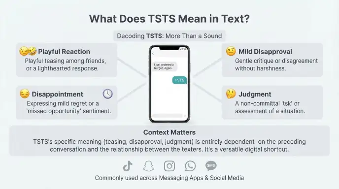 tsts mean in text