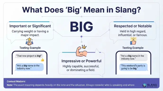 What Does “Big” Mean in Slang?