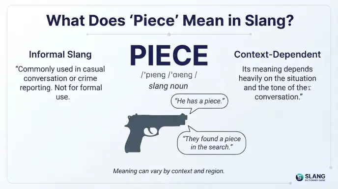 What Does “Piece” Mean in Slang?