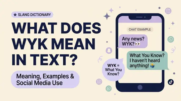 what does wyk mean in text