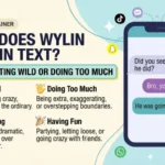 what does wylin mean in text